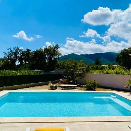 펜션 Piscine 7 Min Vue Montagne Clim